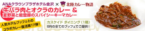 【カスケイドダイニング】2017年8月のコラボカレーは「牛バラ肉とオクラのカレー」など2種！
