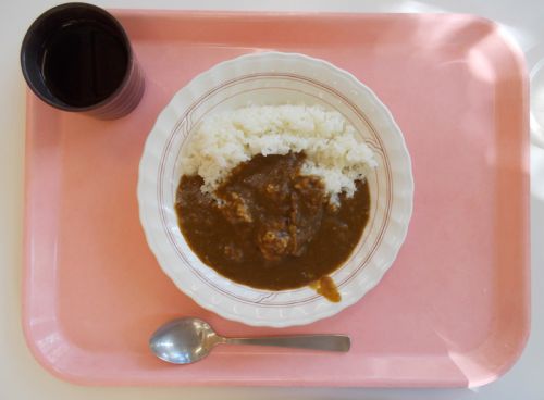 【学食のカレー】熊本大学 黒髪北地区 北地区食堂 カレーライスと五高コーヒー 2015/9