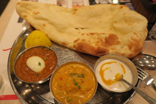 スリスティのメンズカレーセット（2017年9月24日）