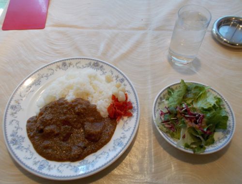 【学食のカレー】東京農業大学成人学校 グリーンアカデミーホール ビーフカレー 2015/3