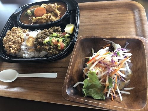 載せ忘れ2
金曜日おなじみけむりのスープカレー。ドライ合いがけ・納豆。と、サラダ。
ドレッシングは #プロドレ...