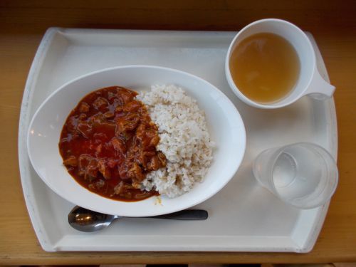 【学食のカレー】成城学園大学 SEIJO LOUNGE チキントマトカレー 2014/11