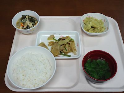 ぶたにくカレーいため