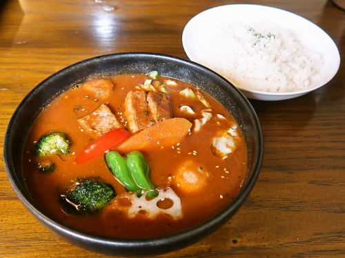 [2018.06.29] 西屯田通りスープカレー本舗「豚の角煮」