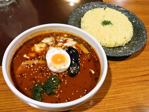 [2018.12.20] スープカリー Asian Cafe しゃらら「ハンバーグチーズ」