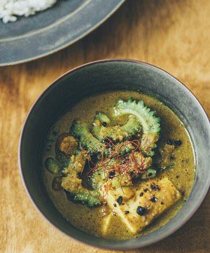 2021.8.15【北浜】豚とゴーヤと豆腐のカリー