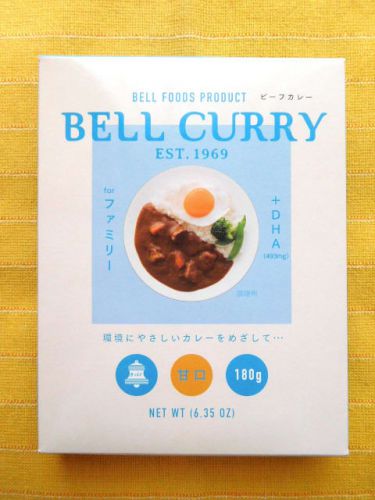 ６１３食目：ＢＥＬＬ　ＣＵＲＲＹ　+ＤＨＡファミリーカレー甘口（ベル食品工業）