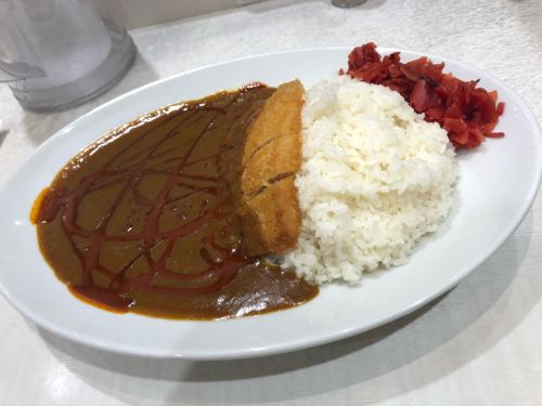 カレーハウスリオのカツカレー激辛特盛！